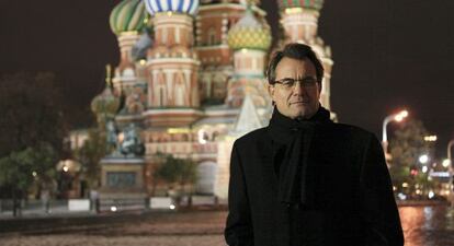 El presidente catal&aacute;n, Artur Mas, durante un viaje a Rusia en octubre del a&ntilde;o pasado. 