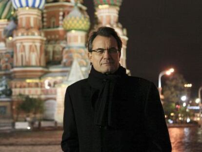 El presidente catal&aacute;n, Artur Mas, durante un viaje a Rusia en octubre del a&ntilde;o pasado. 