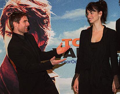 Tom Cruise y Penélope Cruz, en la presentación de su última película.
