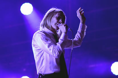 Kim Gordon, en una actuación en México, en 2022.