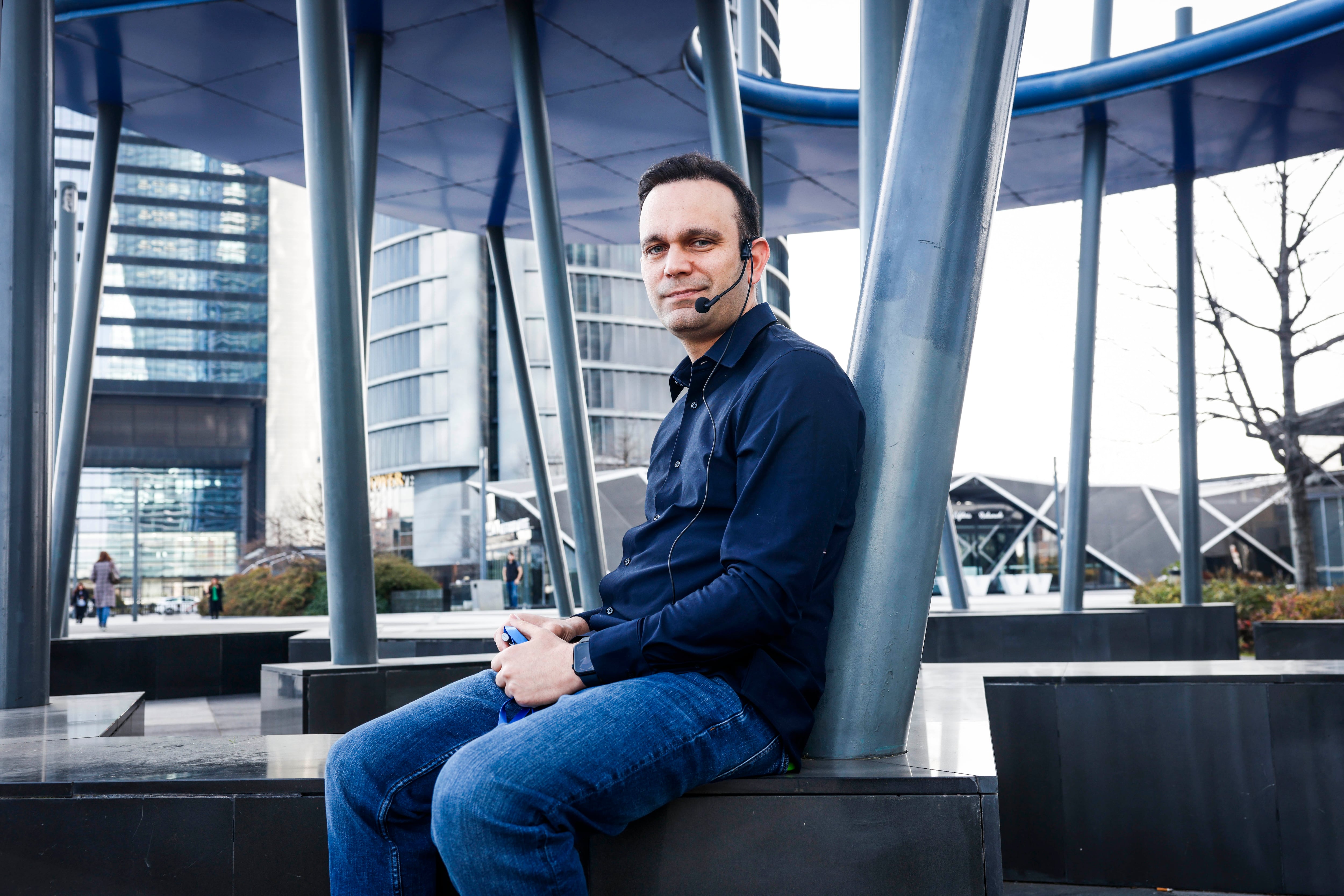 Roberto, intérprete venezolano, en Madrid.