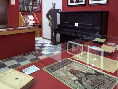Fondos expuestos en la Casa Museo de Blasco Ibáñez, en la Malva-rosa.