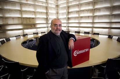 Javier Gómez-Navarro, durante su presidencia del Consejo Superior de Cámaras de Comercio, en 2010.