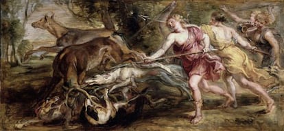 'Diana y sus ninfas cazando’, de Pedro Pablo Rubens