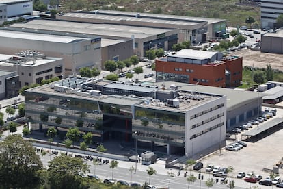 Sede del Centro de Telecomunicaciones y Tecnologías de la Información de la Generalitat, CTTI, en L'Hospitalet de Llobregat.