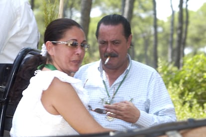 Isabel Pantoja y Julián Muñoz, en 2003.