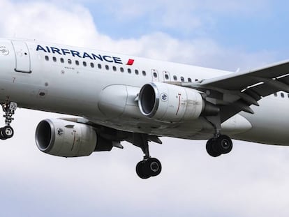 Un avión de la aerolínea francesa Air France.