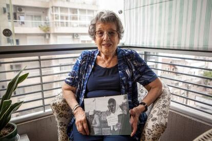 Delia Giovanola, una de las 12 fundadopras de Abuelas de Plaza de Mayo, que encontr&oacute; su nieto &#039;Mart&iacute;n&#039; el pasado 5 de Noviembre.