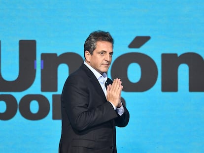 Sergio Massa, después de las elecciones generales del 22 de octubre.
