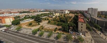 Terrenos donde se levantaban los cuarteles de Sant Andreu.