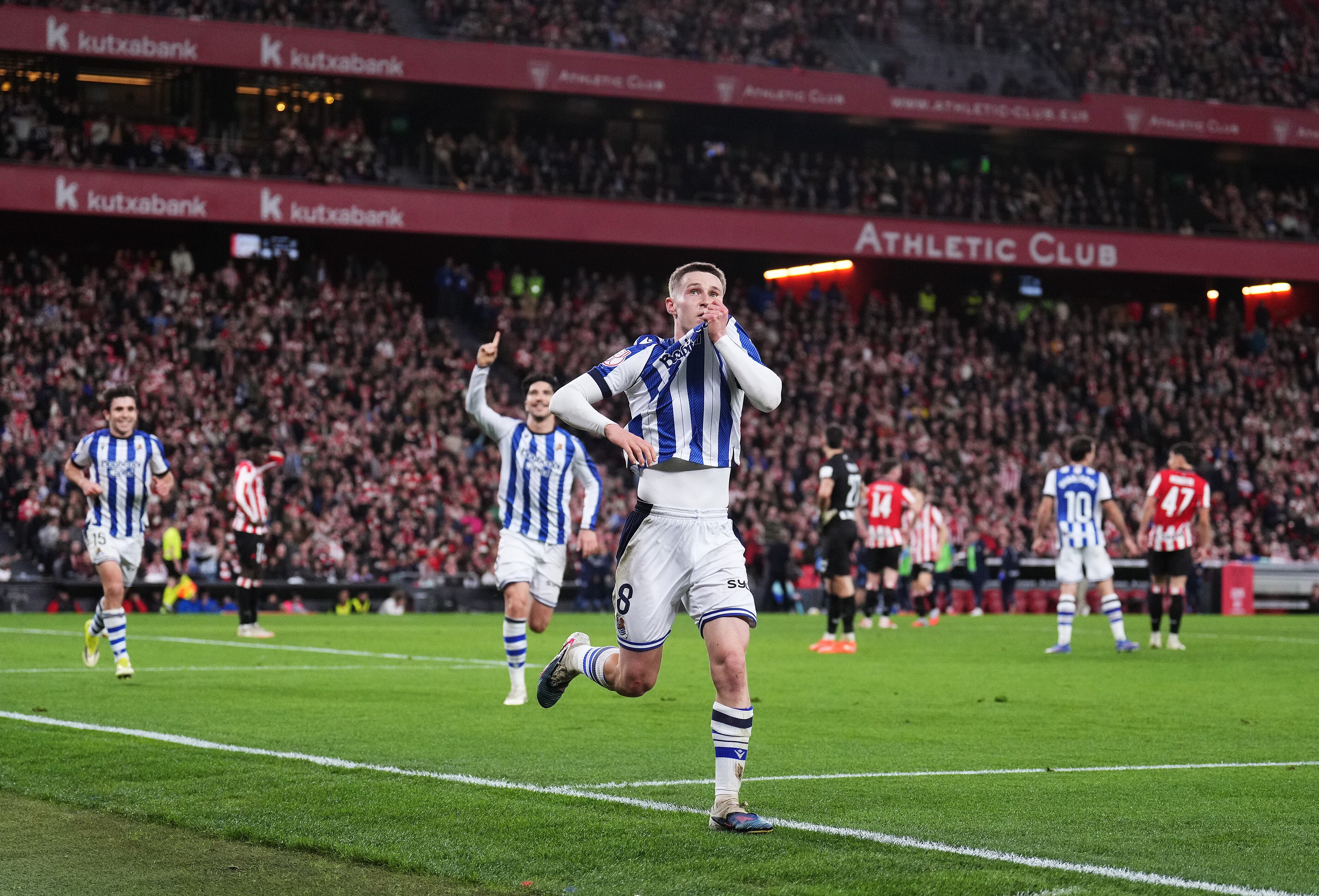 Real Sociedad segna primo a San Mamés