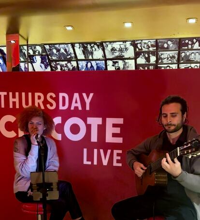 Uno de los conciertos en vivo en el Museo Chicote, en una imagen cedida.