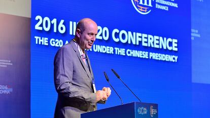 Federico Sturzenegger, durante una conferencia en octubre de 2016.