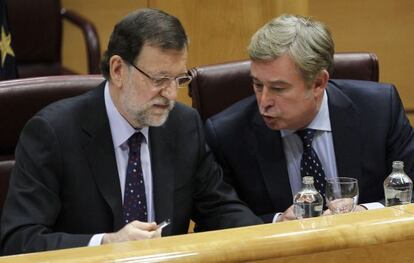 José Manuel Barreiro junto al presidente del Gobierno