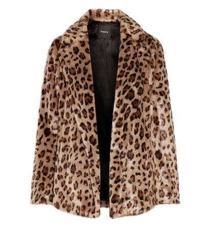 Americana oversize de con estampado de leopardo de Theory (771 euros)