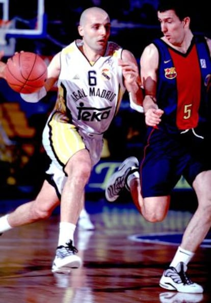 Djordjevic, junto a Nacho Rodríguez en la final del 2000