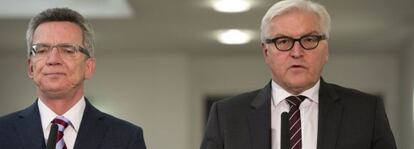 Frank-Walter Steinmeier, del SPD (D).