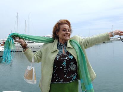 Carmen Sevilla en Málaga en abril de 2010.