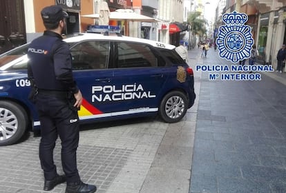 Un agente de la Policía Nacional en una imagen de archivo.