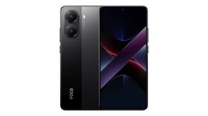 Vista del teléfono Poco X7 Pro.