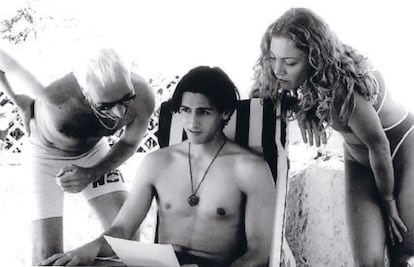 Eusebio Poncela, Juan Diego Botto y Cecilia Roth en 'Martín (Hache)', de Adolfo Aristarain (1997).