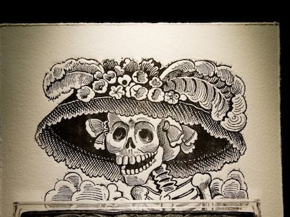 El dibujo de La Catrina, de José Guadalupe Posada.