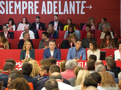 Vista general de la reunión del comité federal del PSOE, este sábado en la sede de Ferraz, en Madrid.