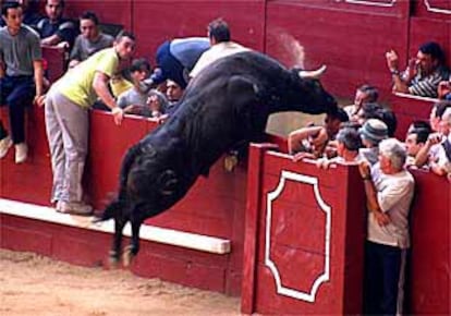 El tercer encierro de las fiestas de Leganés dejó un saldo de 14 heridos.