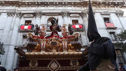 Procesión del Jesús del Gran Poder en el centro de Madrid.