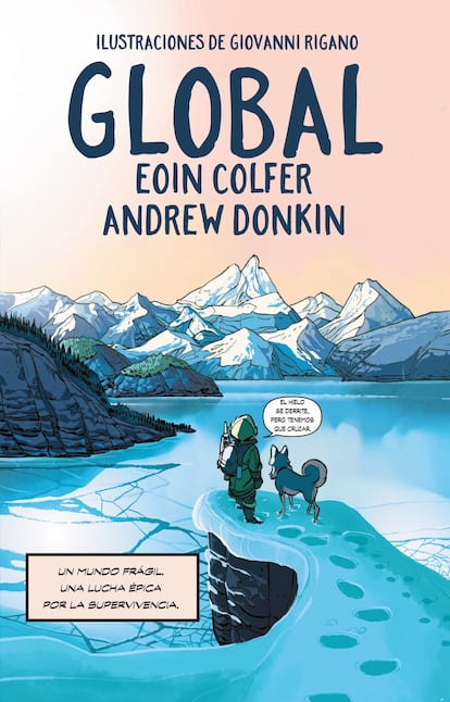 Portada de 'Global', de Eoin Colfer, Andrew Donkin y Giovanni Rigano.