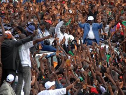 Miles de personas salen a la calle en Guinea-Conakry.