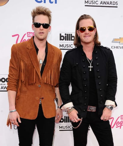 Brian Kelly y Tyler Hubbard de Florida Georgia Line