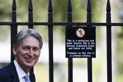 El ministro del Foreign Office, Philip Hammond.