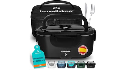 Esta es la fiambrera eléctrica más vendida en Amazon que se puede conectar en cualquier lugar
