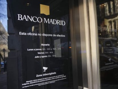 Oficina de Banco Madrid