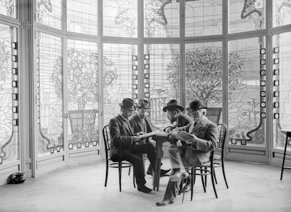 Interior de la Casa Lleó Morera de Barcelona, construïda el 1911.

