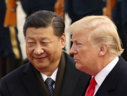 Xi Jinping y Donald Trump.