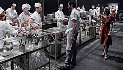 Varios de los intérpretes de 'La cocina'.