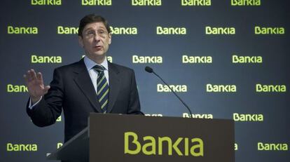 El presidente de Bankia, José Ignacio Goirigolzarri.