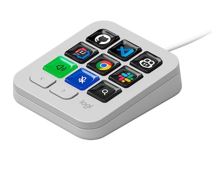 Logitech MX Keypad de color blanco