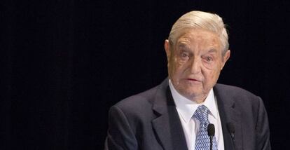 Soros en una conferencia en Nueva York en 2013 