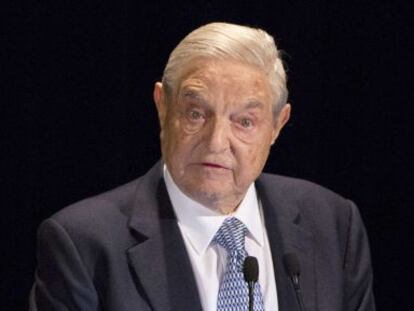 Soros en una conferencia en Nueva York en 2013