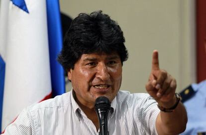 El presidente de Bolivia, Evo Morales.