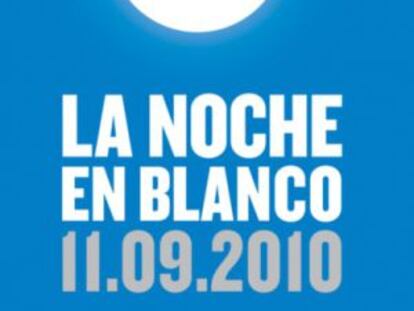 Cartel de la Noche en Blanco 2010.