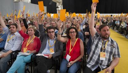 Imatge de l'última Conferència Nacional d'ERC, el 2013.