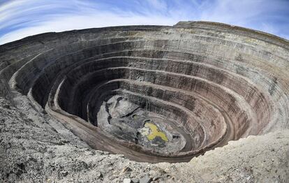 Una de las minas que posee Alrosa en Rusia