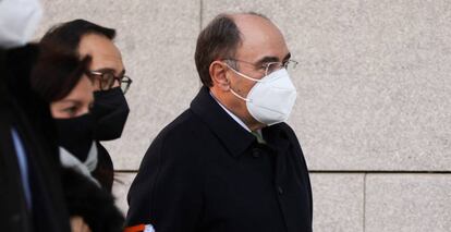 El presidente de Iberdrola, Ignacio Sánchez Galán, a su llegada a la Audiencia Nacional.