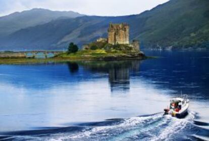 Castillo de Eilean Donan, en las Tierras Altas de Escocia.