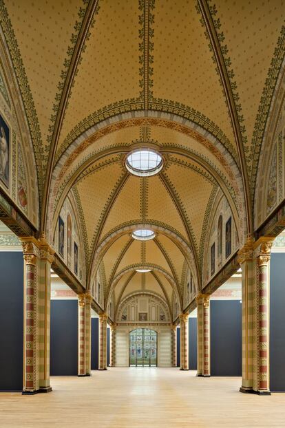 Una de las renovadas galerías del Rijksmuseum.