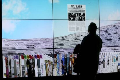 Exposición interactiva con motivo del 40 aniversario de EL PAÍS.